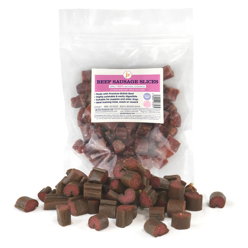 JR Premium British Beef sausage slices