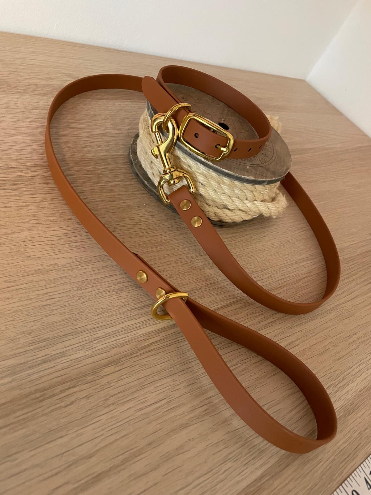 Biothane® Classic Collar & lead set - Tan