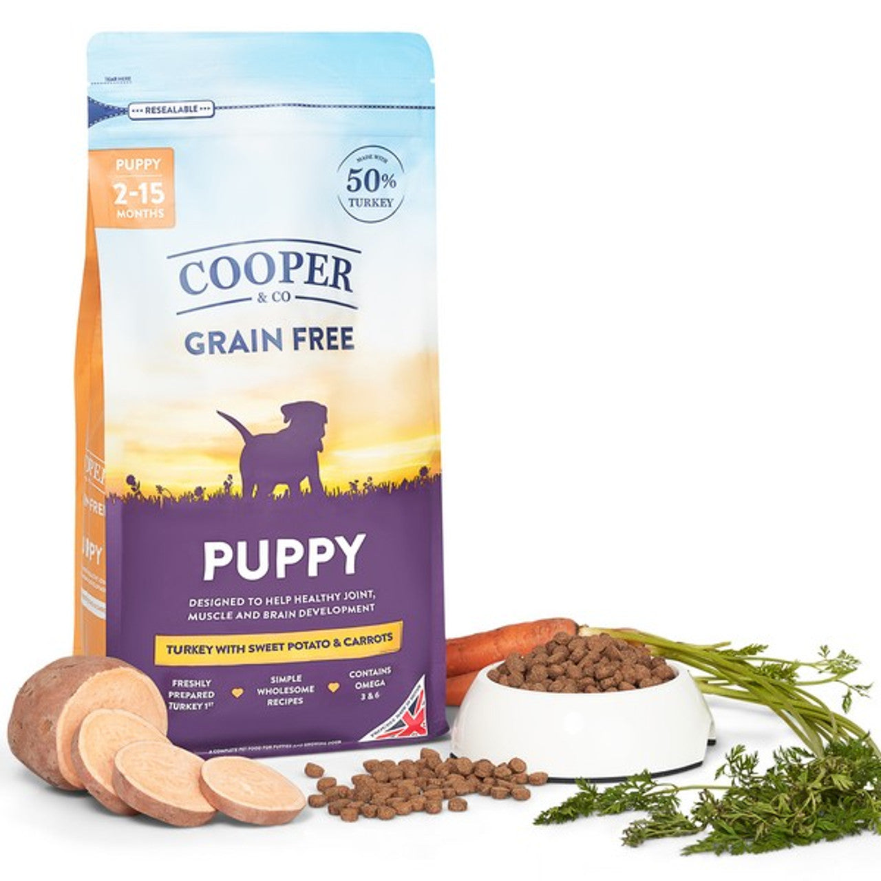 Cooper & Co Puppy Turkey with Sweet Potato and Carrots 1.5kg